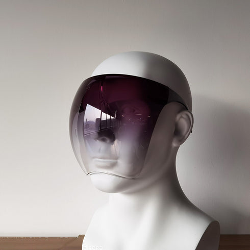 Hot sale multicolor clear PC material tinted blocc visor face shield for outdoor protection